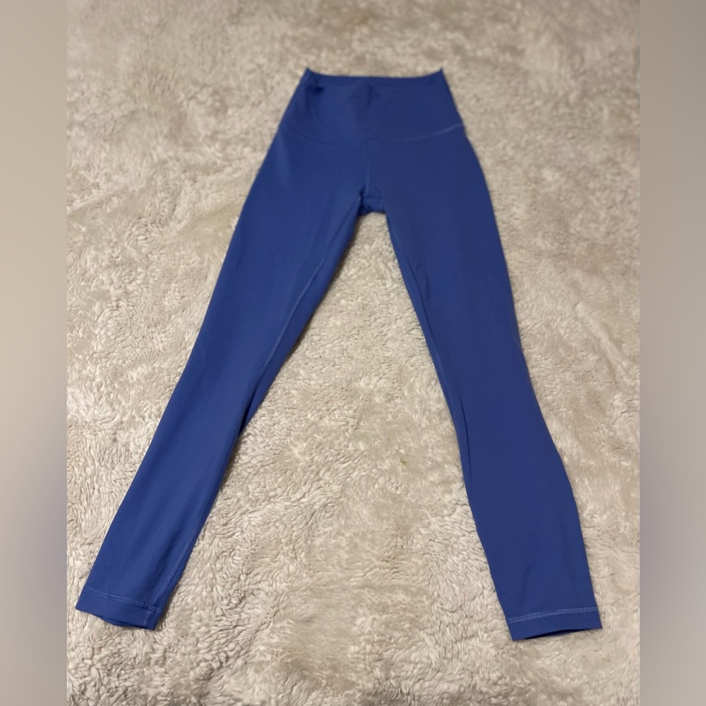LULULEMON Wild Indigo Wunder Train High-Rise Tight 25" Everlux Legging Size 4